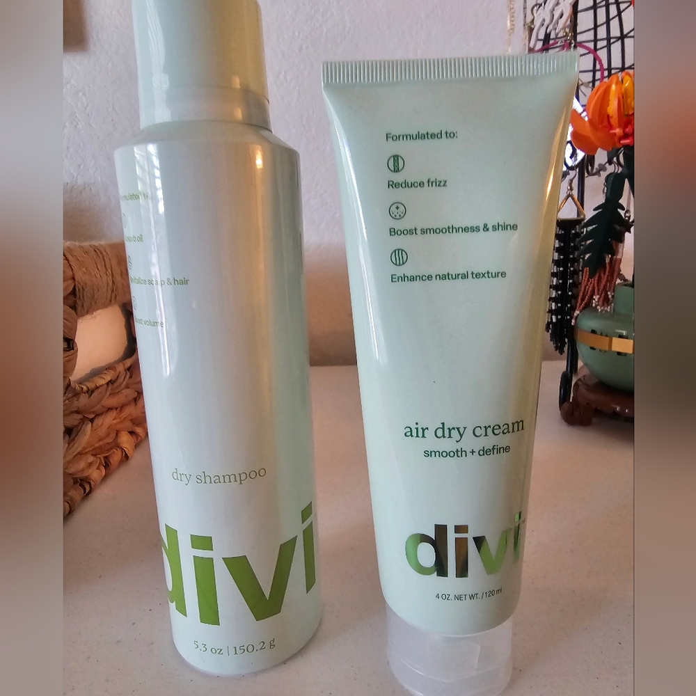 Divi Dry Shampoo and Air Dry Cream Set